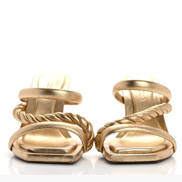 Jimmy Choo metallic Napa diosa sandals - Picture 4 of 13